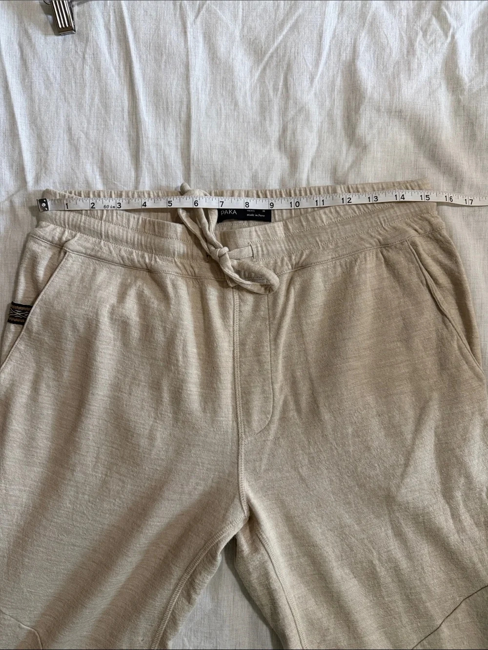 PAKA Men's Alpaca Joggers Size Medium Breathable Baby Alpaca Pants